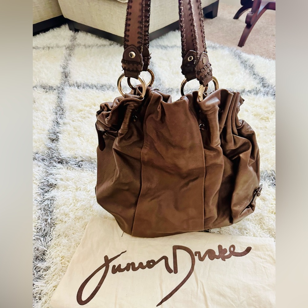 Junior Drake Buttery Soft Leather Handbag, fully lined